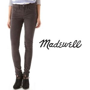 MADEWELL Mid Rise Corduroy Skinny Pant